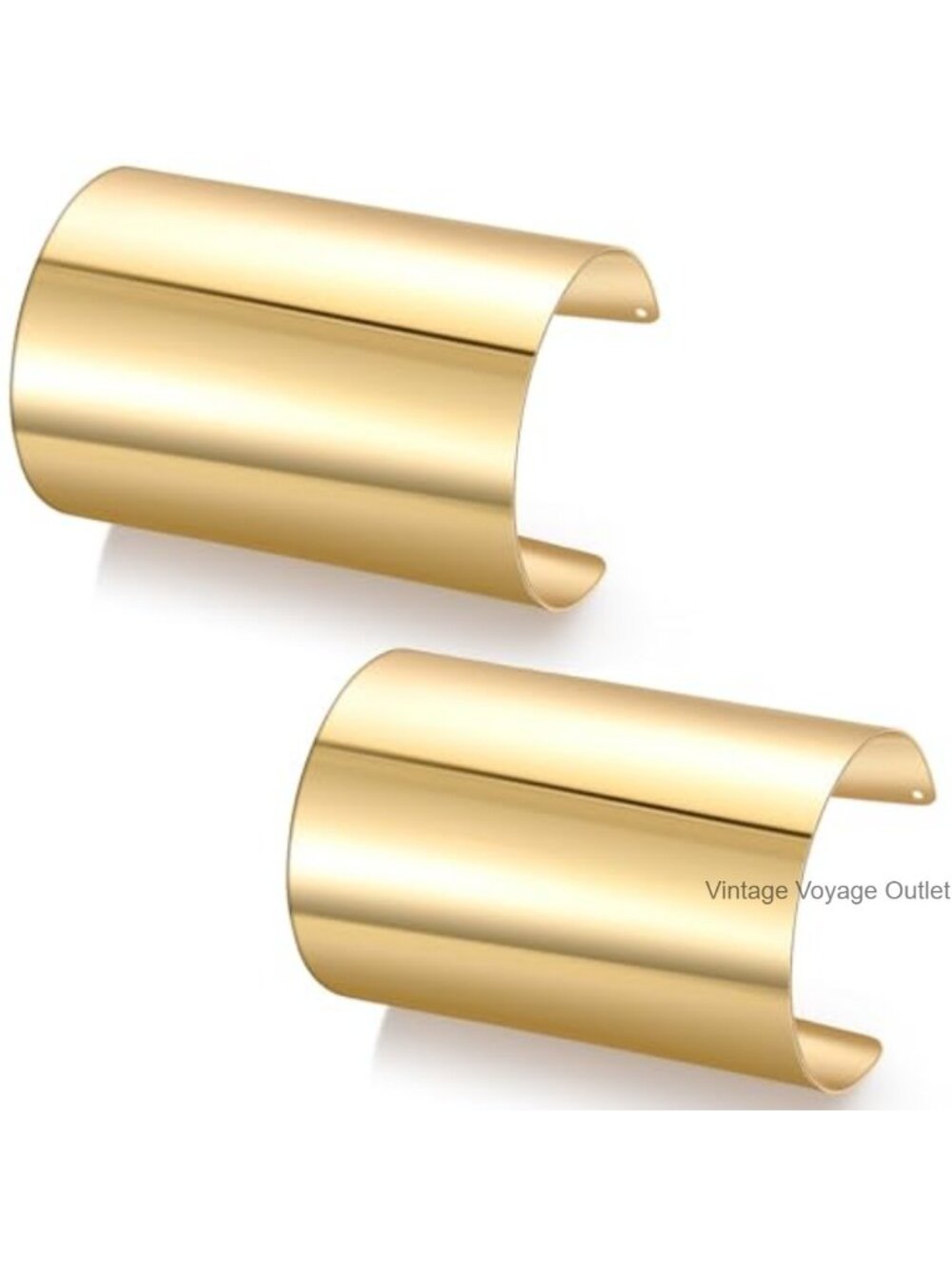 Chunky Cuff Bangle Bracelets Set for Women Adjustable Open Zinc Alloy